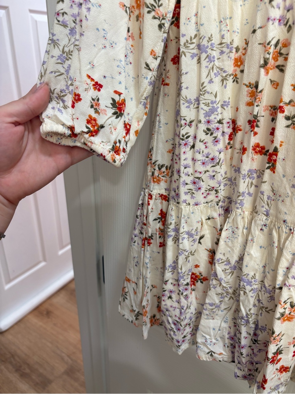 American Eagle Cottagecore patchwork baby doll dress - Picture 5 of 6